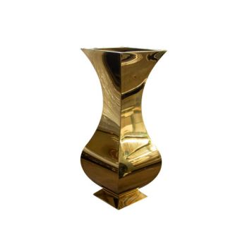 Reflection Floral Urn (Gold)